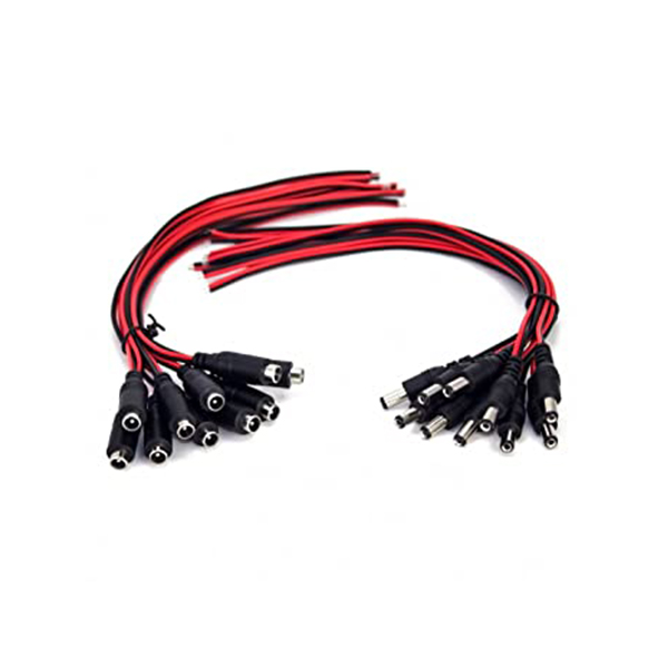 22Enforcer DC Pigtail Connectors DC Plug with 3ft. Cord . Male Power Ends w Cord22