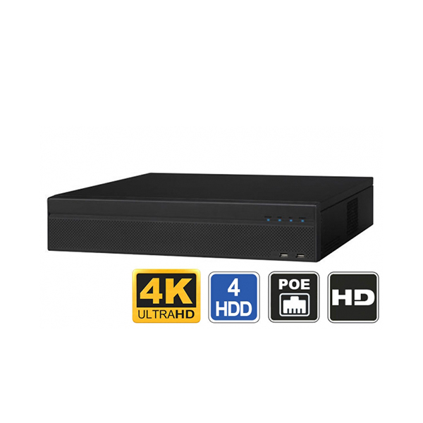 NVR 16 Channel 4K 16 Poe port